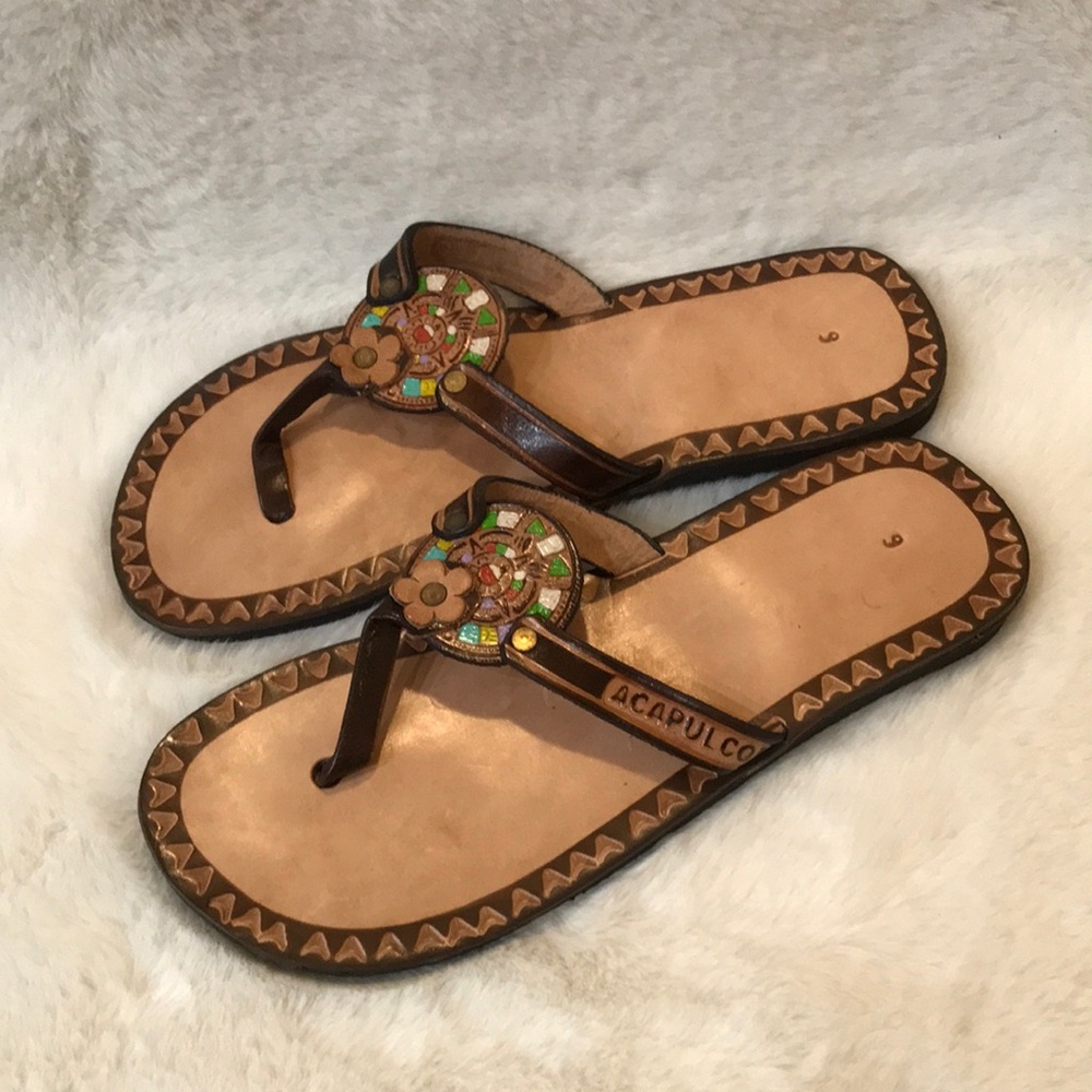 Sandy Exclusivas Womenś Sandals Size 8